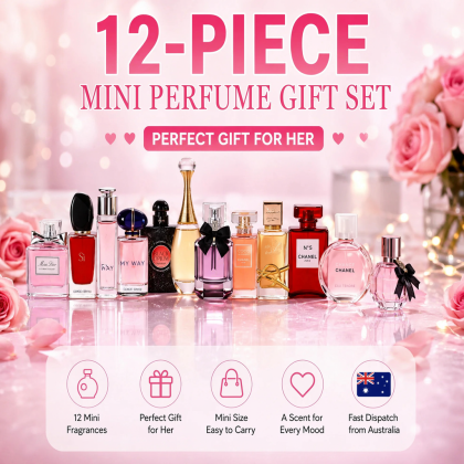 12-Piece Mini Perfume Gift Set – Perfect Gift for Her